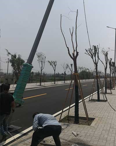 太陽(yáng)能路燈安裝